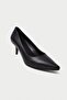 Genuine Leather Mbhrnd976-S Women's Thin 6 cm Heels Black Stiletto & Heels Shoes - 3