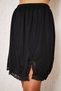 Underskirt Black Slit Underskirt Lining, Underskirt Lining, Underskirt Lining, Lining, Skirt Lining - 3