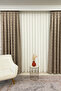 Tasseled Mink Color Linen Background 1 / 3 Tight Pleated (Single Wing) Background, Curtain, Tulle, - 5