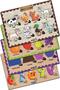 Wooden Turkish Farm Animals+fruits-shapes-numbers Set of 4 Educational Puzzle