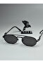 Miuw Black Sunglasses Oval Frame Organic Glass 50 Ekartman