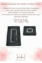 Meram Non-Slip Base, Absorbent 2-Piece Ultra Luxury Leather Detailed Bath Mat Set Red & Silver - 3