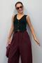 Black Knitwear Women's Vest Mg2486 - 2