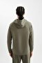 Breathable Standard Fit Hooded Scuba Diver Fabric Sportsman Sweatshirt C0482Ax24Au - 6