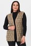Women's Sand Embroidered Mercerized Seasonal Knitwear Mother Vest