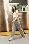 Loose Wide Leg High Waist Long Jean Washed Trousers D5596Ax24Wn - 3