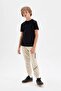 Boy's Printed Thick Jogger School Sweatpants with Elastic Waistband and Pockets D0992A824Au - 3