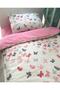 Baby Kids Bedding Set 70x110 Pink with Butterflies for Park Crib - 3