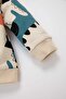 Baby Boy Dinosaur Printed Sweatshirt and Sweatpants 2-Piece Set D3933A524Wn - 4
