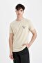 Slim Fit Crew Neck Printed Short Sleeve T-Shirt C3949Ax24Sm - 3