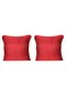 Bright Corded Red 2-Piece Throw Pillow Set