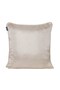 4-Piece Shiny Corded Throw Pillow Cover Cream - 2