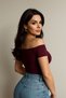 Women's Two Ways to Wear Crop T-Shirt - 3