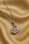 Women's Steel Necklace - Swan Model with Zircon Stone, Gift for Lover, Spouse - 2