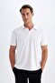 New Regular Fit Basic Plain Short Sleeve Polo T-Shirt D4778Ax24Sm