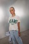 Girls' Relax Fit Crew Neck Letter Printed Short Sleeve T-Shirt C8283A824Au - 3