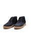 Navy Blue Men's Flat Casual Shoes - 2