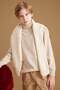 Boy's Beige Turtleneck Basic Plain Knitwear Sweater A8637A824Wn