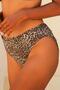 Capetown Leopard Patterned Gathering Bikini Bottom
