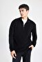 Loose Fit Turtleneck Thessaloniki Fabric Sweater B9706Ax24Au - 4