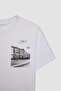 Boy's Crew Neck Printed Short Sleeve T-Shirt C7209A824Au - 2