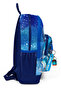 Wolf Patterned Navy Blue School Backpack 23743 - 7