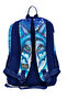 Wolf Patterned Navy Blue School Backpack 23743 - 8