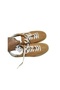 Allbucks Zr Real Genuine Leather Mustard Yellow Sports Shoes Sneaker Abzra0010