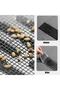 4 Meters 12 cm + 10 Pieces 10 cm Drain Strainer Disposable Hair Hair Feather Collector Wire Strainer - 2