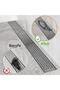 4 Meters 12 cm + 10 Pieces 10 cm Drain Strainer Disposable Hair Hair Feather Collector Wire Strainer - 3