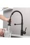Faucet Black Industrial Spiral Luxury Double Water Inlet Kitchen Sink Tr. High Quality - 2