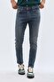 بنطال جينز بقصّة Slim Fit - أزرق باهت - 3