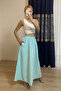 Long Poplin Skirt with Pockets and Elastic Waist - 4