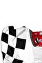 Red Trolley Pique Bedspread with Pillowcase Bh2061 - 2
