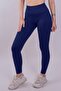 Virtus Push up Seamless/Seamless Gathered Leggings Navy Blue - 2