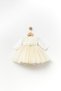 Patterned Tulle Baby Girl's Evening Dress Holiday Dress 13892
