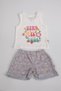 Athlete Shorts Baby Girl Set Butterfly Printed Two Thread Summer Fabric 3568 - 3