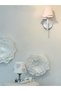Punch Velvet Pink Heart Detailed Table Lamp Bottom Silver Wireless Table Top - 8
