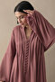 Ribbed Handle Drawstring Dusty Rose Ayrobin Set - 6