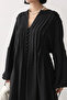 Ribbed Handle Drawstring Black Ayrobin Suit - 6