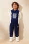 Boys' Suit Tracksuit Set Sweat & Cargo Pocket Bottom 2-Piece Sports Set Seasonal 4-8 Years