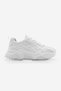 Women's Sneaker Thick Sole Lace-Up Sports Shoes Pizen White - 3