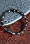 Certified Black Pearl & Hematite & Zircon Apparatus Natural Stone Bracelet - 4