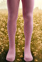Girl's Cotton Pantyhose Pink - 6