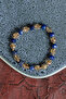 Certified Faceted Lapis Lazuli & Citrine Natural Stone Bracelet - 3