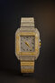 Luxury Stone Arabic Numerals Calendar Women's Wristwatch
