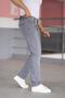 Premium Men's Gray Color Regular Fit Relaxed Cut Stretchy Lycra Denim Jeans Jeans Trousers - 5