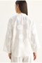 Women's Front Tie Self Embroidery Tassel Casual Kimono - 8