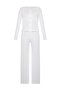 Betsy Ecru 3-Piece Pajama Set - 3
