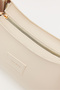 Cream D28 Knot Strap Detailed Single Zipper Large Internal Volume Stylish Daily Women's Shoulder Bag - 5